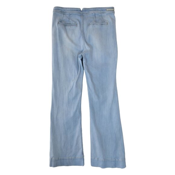 Pilcro Anthropologie High Rise Bootcut Flare Jeans Light Wash Size 30 70's - Picture 2 of 9
